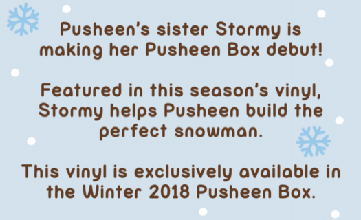Pusheen Winter 2018 Box Spoiler #1