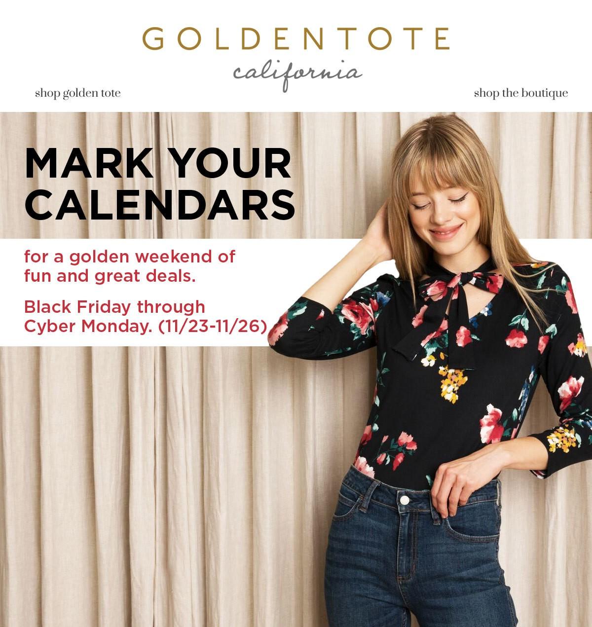 Read more about the article Golden Tote Black Friday Sale Starts Now!