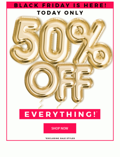 Fabletics Black Friday Sale – Save 50% Off EVERYTHING!