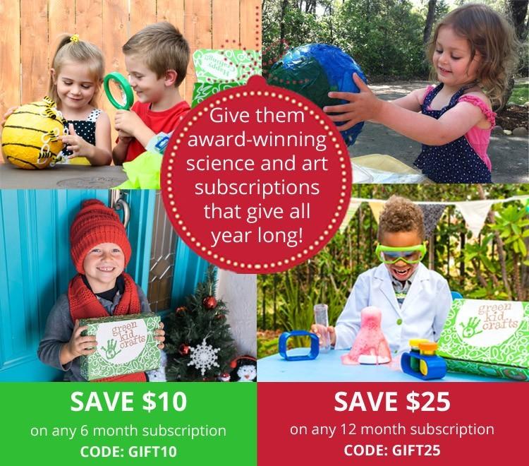 Read more about the article Last Call!  Green Kid Crafts Coupon Code – Save Up to $25 Off Gift Subscriptions