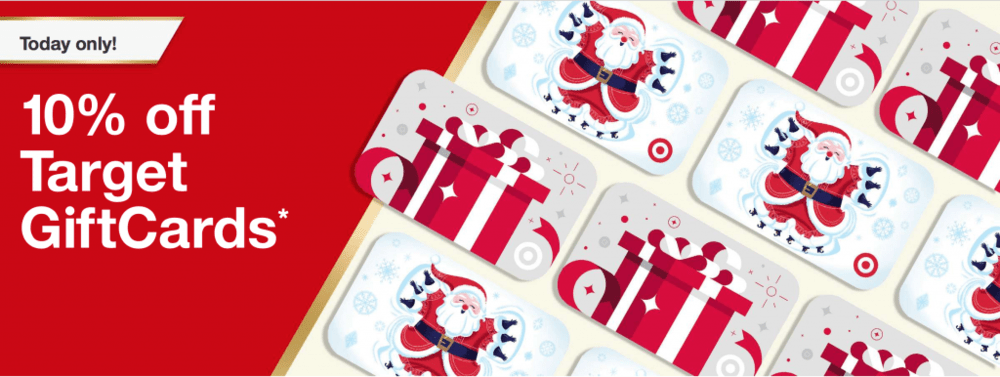 Target 10% Off Gift Cards - TODAY ONLY