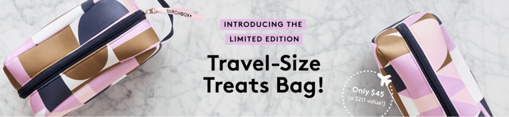 Read more about the article Birchbox Limited Edition: Travel-Sized Treats Box  – On Sale Now + Coupon Codes!