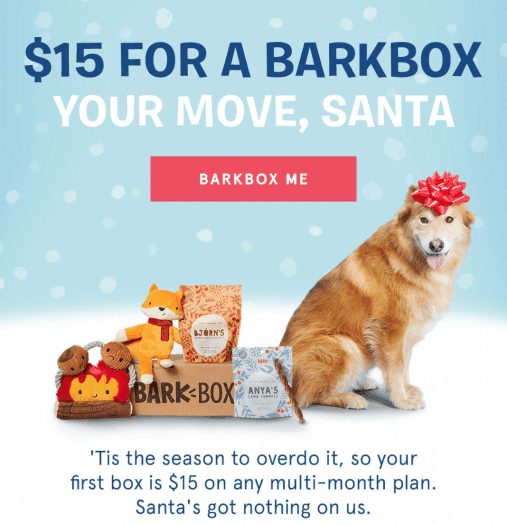Get Your First BarkBox for $15!