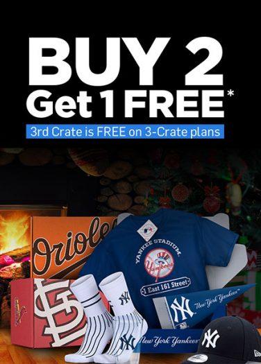 Sports Crate MLB Diamond Crate Coupon Code – Buy 2, Get 1 Free