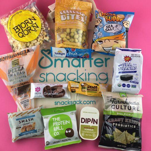 SnackSack Subscription Box Review - September 2018