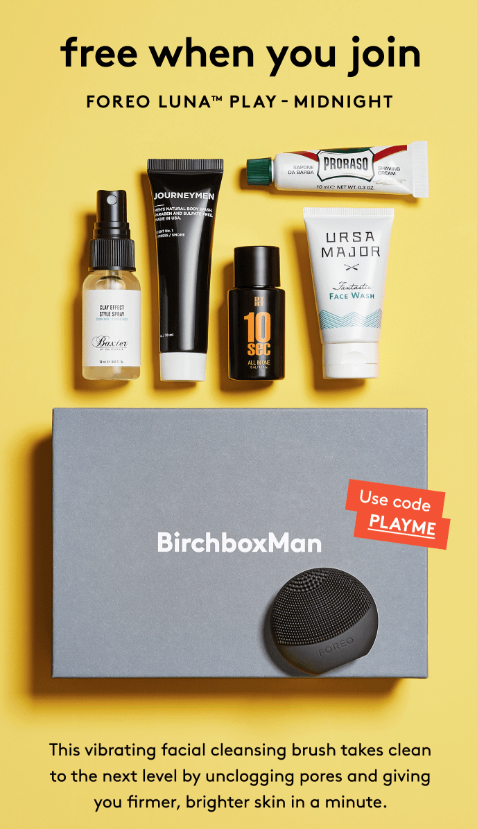 Read more about the article Birchbox Man Coupon: FREE Foreo Luna Play with 6-Month Subscription!