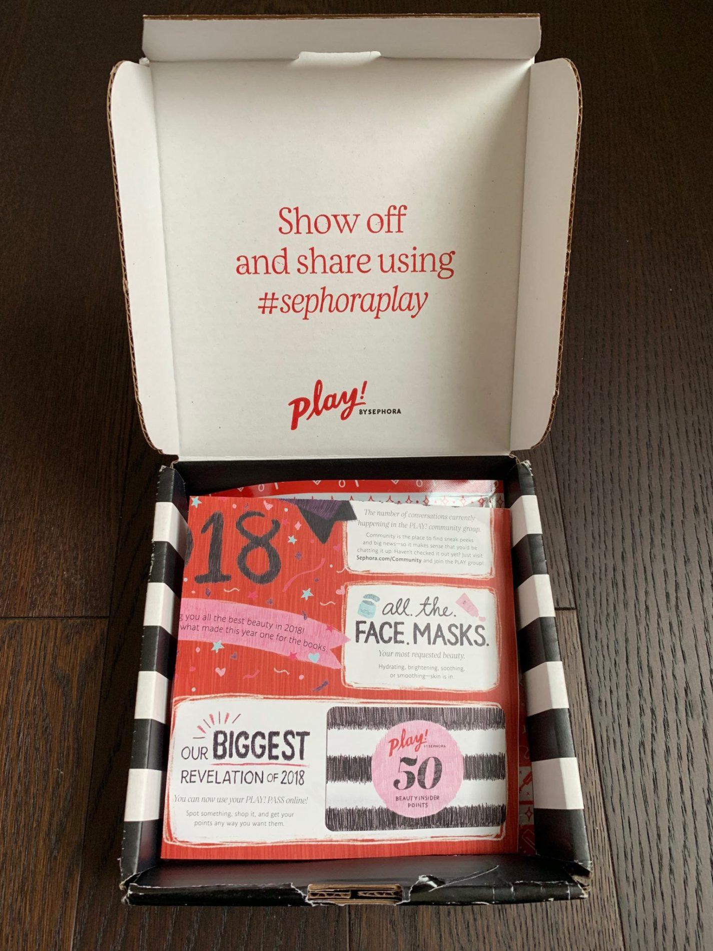 Play! By Sephora Review - December 2018 - Subscription Box Ramblings