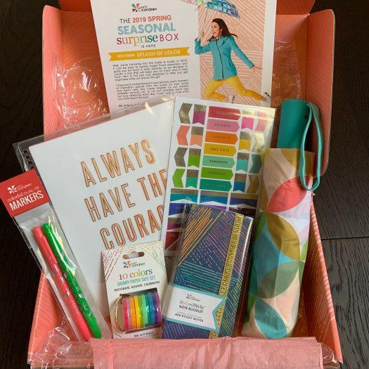 Read more about the article Erin Condren Seasonal Surprise Box Review – Spring 2019