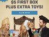 BarkBox Coupon Code – $5 First Box on 6-month Plans + Free Bonus Toy!
