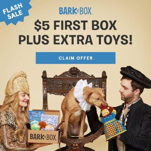 Read more about the article BarkBox Coupon Code – $5 First Box on 6-month Plans + Free Bonus Toy!