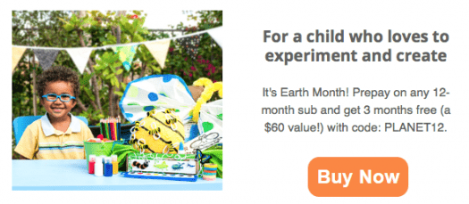 Green Kid Crafts – 3-Months Free with Annual Subscription