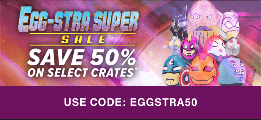LAST DAY! Loot Crate Sale – Save 50% Off Select Crates!