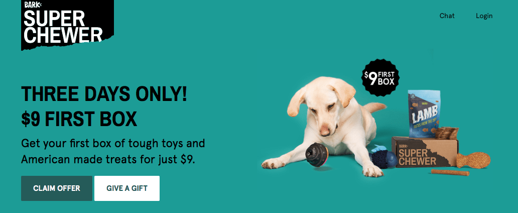 Read more about the article BarkBox Super Chewer Coupon Code – First Box for $9