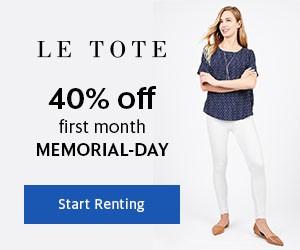 Le Tote Coupon – 40% Off Your First Month!