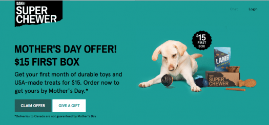 Read more about the article BarkBox Super Chewer Mother’s Day Coupon Code – First Box for $15