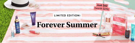 Read more about the article Birchbox Limited Edition: The Forever Summer Limited Edition Box  – On Sale Now + Coupon Codes!