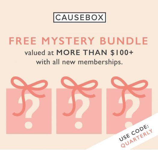 LAST CALL: CAUSEBOX Spring 2019 Box Free Mystery Bundle +  $15 Off Coupon Code + FULL Spoilers