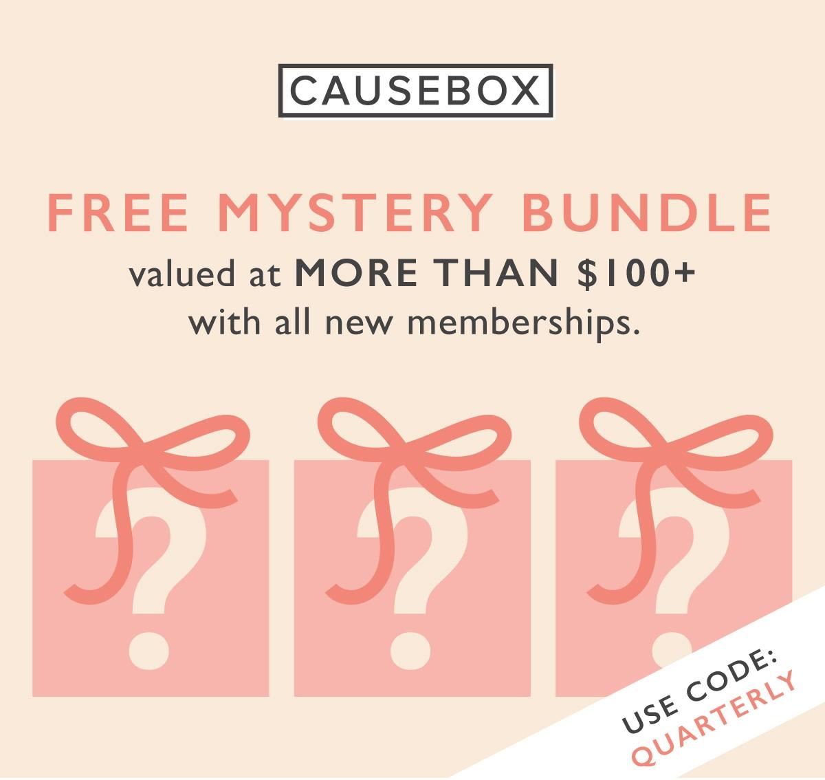 Read more about the article LAST CALL: CAUSEBOX Spring 2019 Box Free Mystery Bundle +  $15 Off Coupon Code + FULL Spoilers