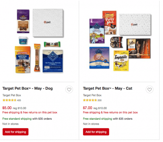 Target Pet Box™ - May 2019 Pet Boxes - Now 30% / 50% Off