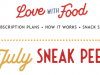 Love With Food July 2019 Spoilers + Coupon Code