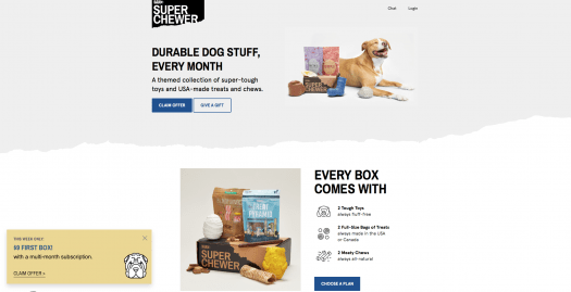 BarkBox Super Chewer Coupon Code - First Box for $9