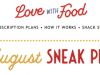 Love With Food August 2019 Spoilers + Coupon Code