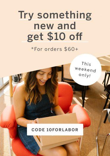 CrateJoy Labor Day Sale – Save $10 off Orders of $60+!