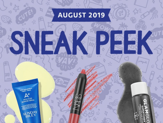 August 2019 Play! by Sephora box