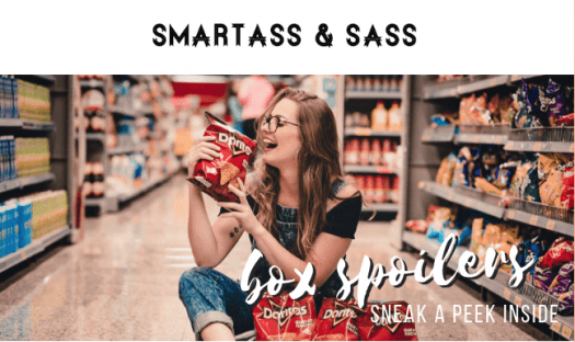 Smartass and Sass Augus 2019 Spoiler #1
