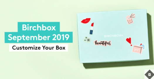 Read more about the article Birchbox September 2019 Sample Selection Time!