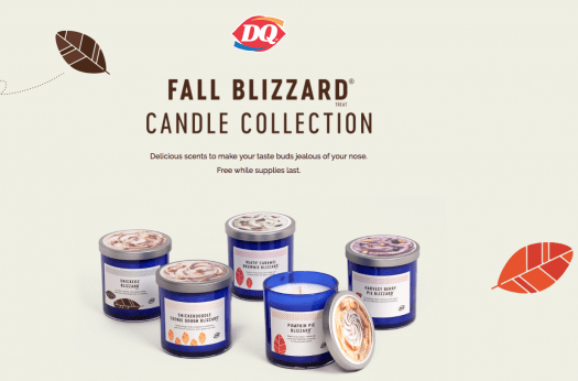 Dairy Queen Free Candle Set - While Supplies Last!