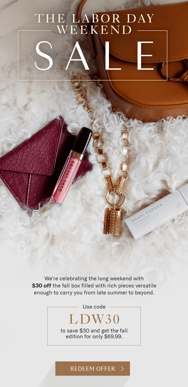 Box of Style by Rachel Zoe Labor Day Sale – Save $30!