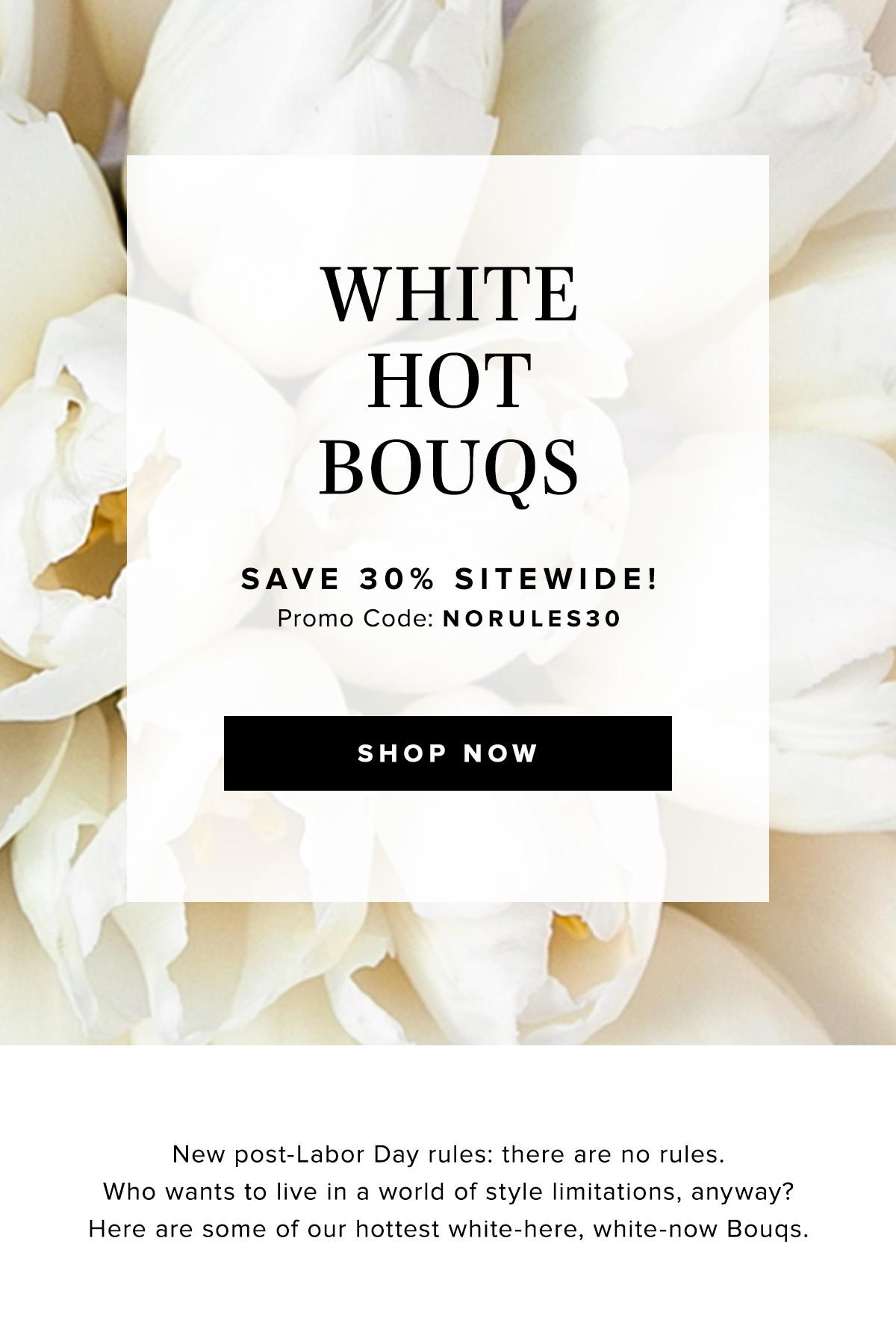 The Bouqs – 30% Off Sitewide!