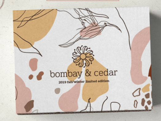 Bombay & Cedar Fall 2019 Limited Edition Box Spoiler #2 + Coupon Code