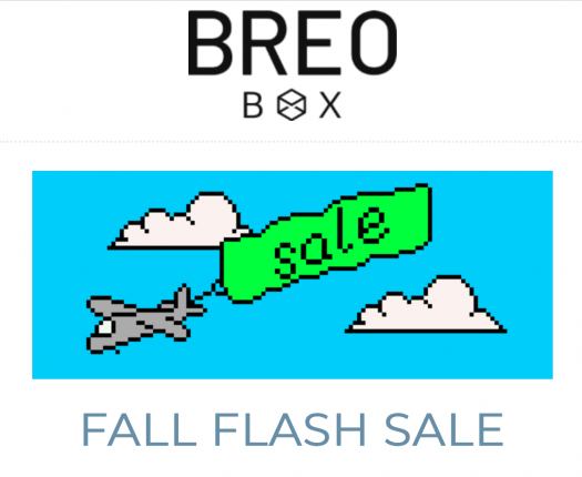 Breo Box Fall 2019 Flash Sale - Save $25!