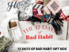 Bad Habit Boutique 12 Days of Christmas Advent Gift Box