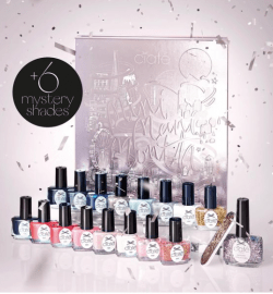 Introducing the 2019 edition of our cult holiday beauty haul, Mini Mani Month – the original beauty holiday calendar. Filled with 22 long wearing, ultra-shine and richly pigmented Mini Paint Points, the calendar also contains one full size polish and special limited edition glitter nail file. Ranging from deep purples and stormy blues to bright whites and fresh mints, the calendar includes ten brand new shades, along with six mystery polishes* – creating the festival nail wardrobe that dreams are made of. Contents: 22x mini Ciaté Paint Pots (6 mystery shades* and 10 new and exclusive shades!) 1x full size Ciaté Paint Pot 1x limited edition glitter nail file Vegan
