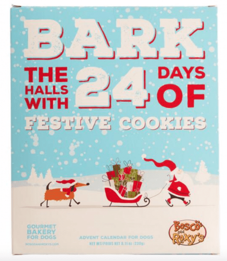 Bosco Roxy #39 s Bark The Halls Dog Treat Advent Calendar Subscription