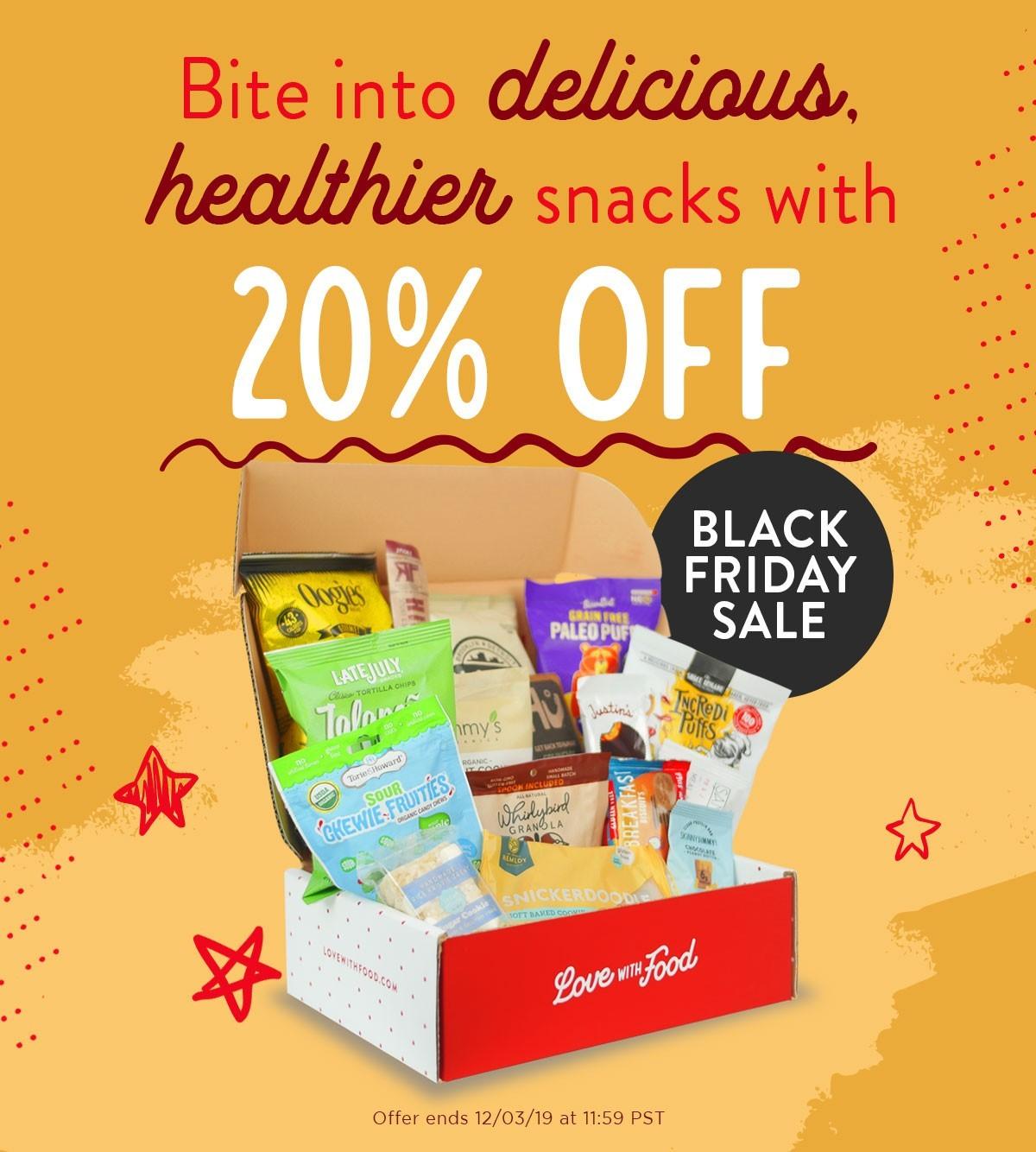 Love With Food Black Friday Sale – Save 20%!