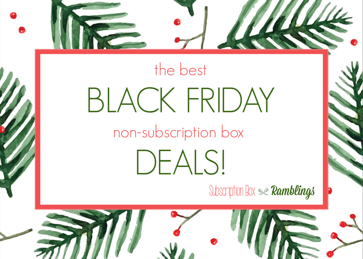 Read more about the article The Best Black Friday Non-Subscription Box Deals!