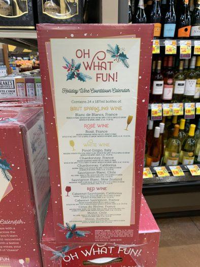 Kroger What Fun! Holiday Wine Countdown Calendar - In Stores NOW!!!