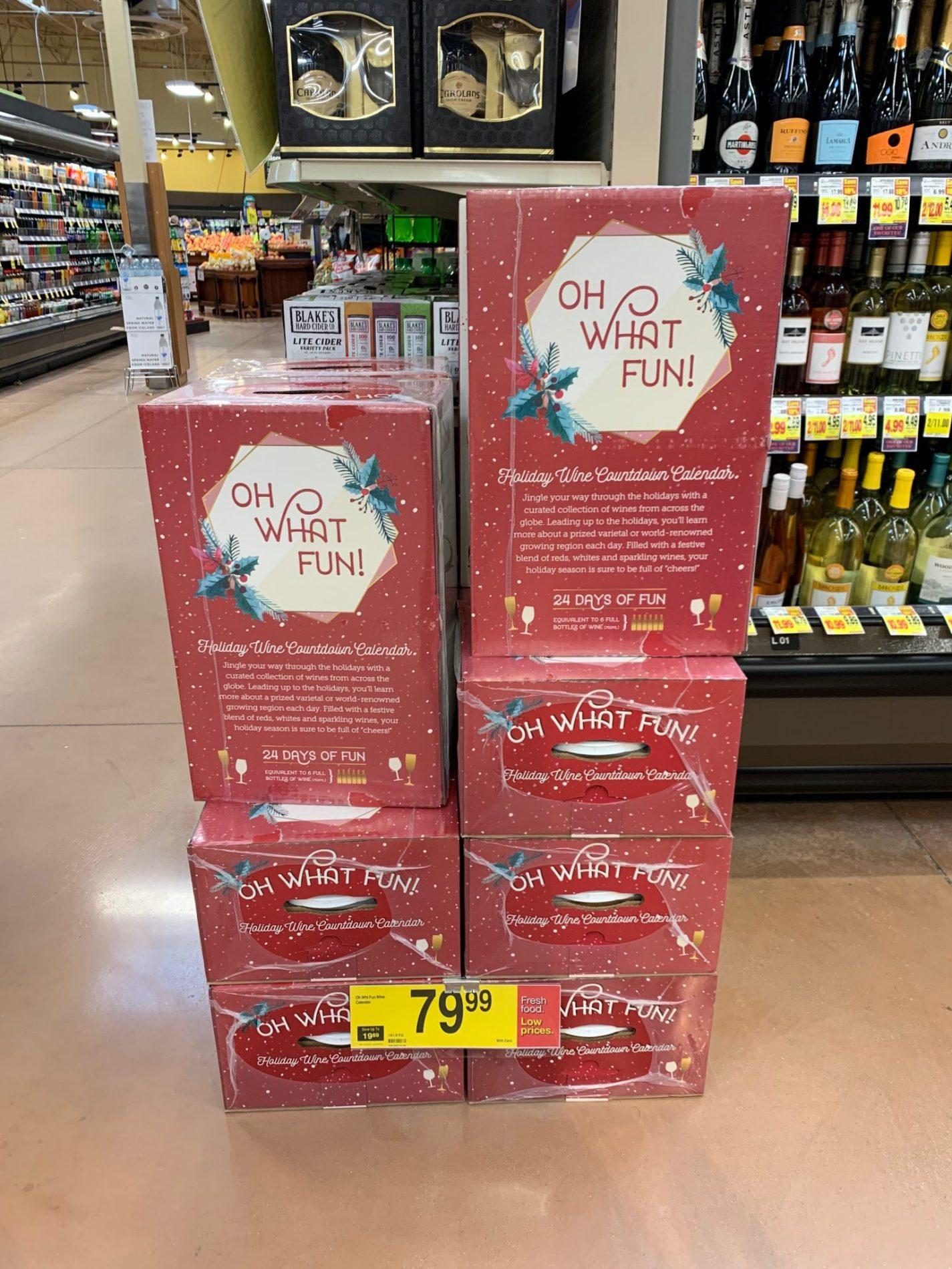 Read more about the article Kroger What Fun! Holiday Wine Countdown (Advent) Calendar – In Stores NOW!!!