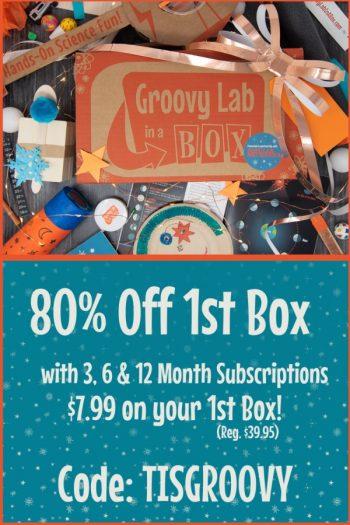 Groovy Lab in a Box Black Friday Coupon Code – 80% Off Your First Month