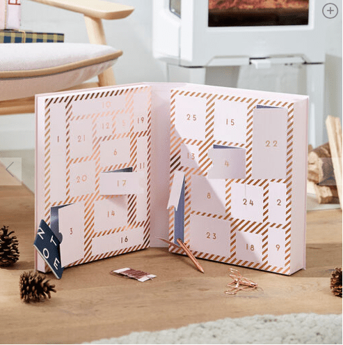 KikkiK Stationery Lovers Advent Calendar Luxe Soft Pink: Christmas - On Sale Now