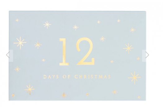 Read more about the article KikkiK 12 Days of Christmas Advent Calendar Luxe Dusty Blue Christmas – On Sale Now