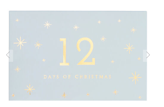 KikkiK 12 Days of Christmas Advent Calendar Luxe Dusty Blue Christmas – On Sale Now