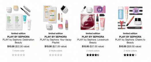 Sephora Play! $10 Past Box Sale!