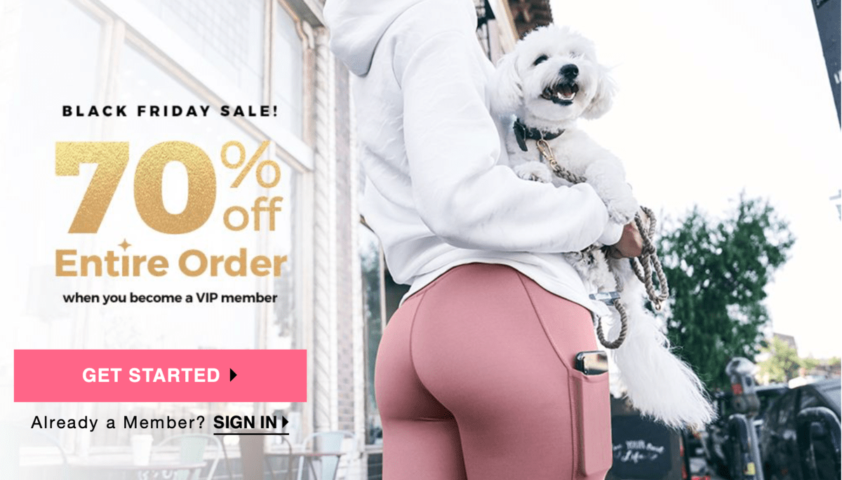 Read more about the article Fabletics Black Friday Sale – 70% off First Order!