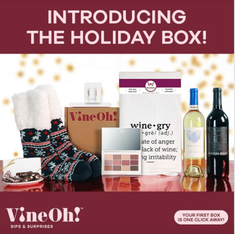 Vine Oh! Box Coupon Code – $12 Off + Free Cozy Blanket