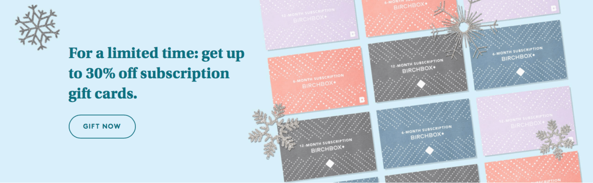 Birchbox - Get 30% off Subscription Gift Cards ...